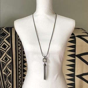 Pave Tassel Necklace